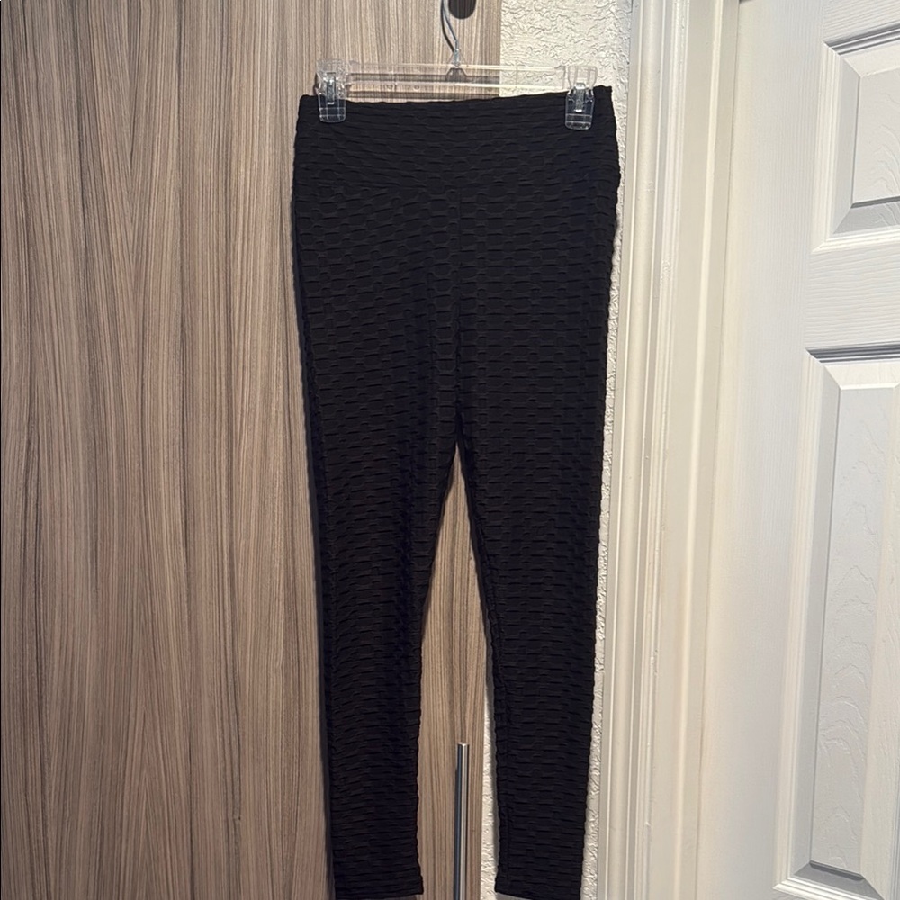 COPY - Black Textured Women's leggings